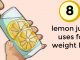 Lemon Juice Uses For Weight Loss
