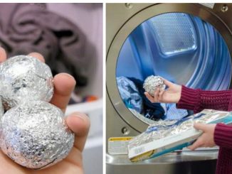 SHE PUT A BALL OF ALUMINUM FOIL IN HER WASHING MACHINE. ONLY A FEW PEOPLE KNOW THIS AWESOME TRICK