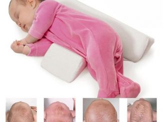 High Quality Pillow Newborn Baby Infant Sleep Positioner Prevent Flat Head Shape Anti Roll Pillow