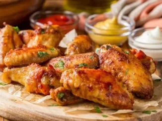 Baked Chicken Wings with Sauce